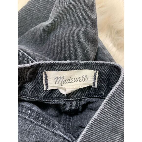 Madewell Baggy Straight Jean Raybard Wash Raw Hem Size 26 - Picture 5 of 8